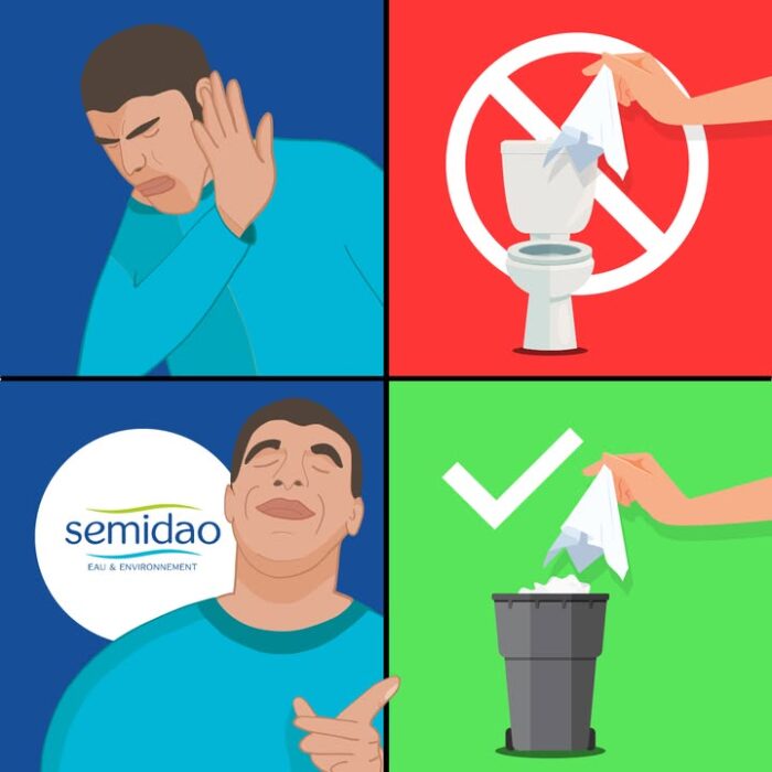 🚨 RAPPEL IMPORTANT : NE JETEZ PLUS VOS LINGETTES DANS LES TOILETTES ! 🚨
Même pas une. Même pas juste cette fois. Même pas si elle est biodégradable. ❌
Les lingettes bouchent les canalisations.
🛠️ Elles endommagent le réseau d’assainissement.
💸 Elles coûtent des milliers d’euros à réparer.
🌊 Et elles polluent gravement notre environnement.
🌱 Même dites biodégradables, elles ne se décomposent pas assez vite. Elles restent des mois dans les canalisations avant de disparaître... ou de bloquer tout un système ! 😤
Résultat ? Pollution, dégâts, urgence environnementale.
Un petit geste pour vous, un grand soulagement pour nos réseaux... et notre planète 🌍