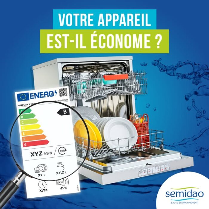 Votre lave-linge ou lave-vaisselle vous a lâché ? C’est peut-être l’occasion idéale pour passer à un modèle plus économe !
💡 Avant d’acheter, jetez un œil attentif à l’étiquette énergie : elle vous renseigne sur la consommation d’eau et d’électricité de l’appareil. Un petit geste qui peut faire une grande différence sur vos factures et pour la planète ! 🌍
👉 Pour dautres astuces pratiques autour de leau, pensez à visiter notre site internet  https://semidao.fr ! 💧
